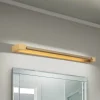 Marylin væglampe til badeværelset, længde 90 cm, guld, aluminium