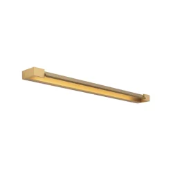 Marylin væglampe til badeværelset, længde 90 cm, guld, aluminium