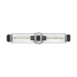 Masthead væglampe til badeværelset, krom, 2 lyskilder, højde 61 cm, IP44
