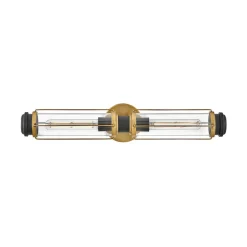 Masthead væglampe til badeværelset, messing, 2 lyskilder, højde 61 cm