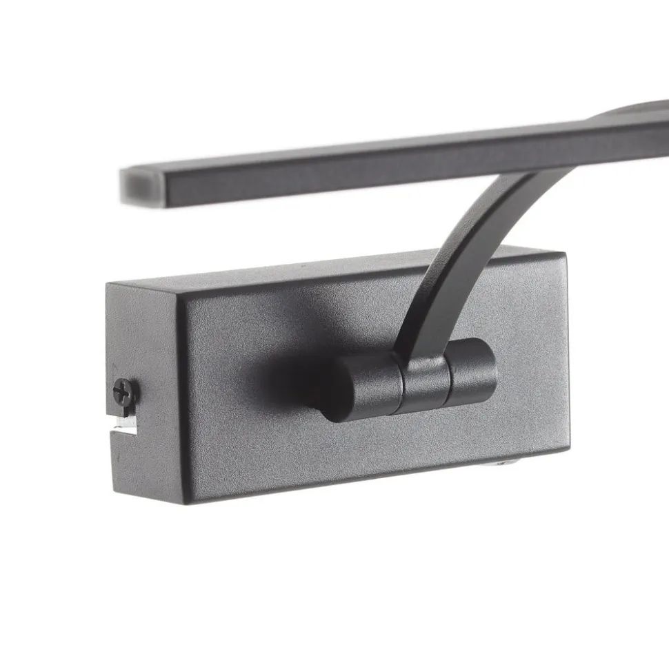 Matisse LED-væglampe, bredde 34 cm, sort