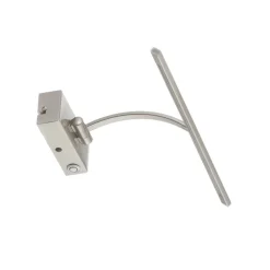 Matisse LED-væglampe, bredde 34 cm, sølv