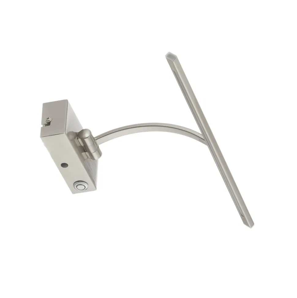 Matisse LED-væglampe, bredde 34 cm, sølv