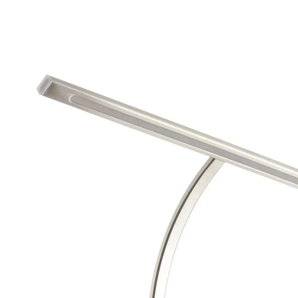 Matisse LED-væglampe, bredde 34 cm, sølv