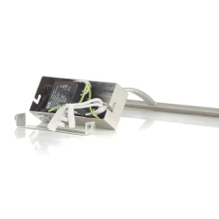 Matisse LED-væglampe, bredde 34 cm, sølv