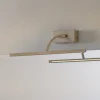 Matisse LED-væglampe, bredde 45 cm, sølv