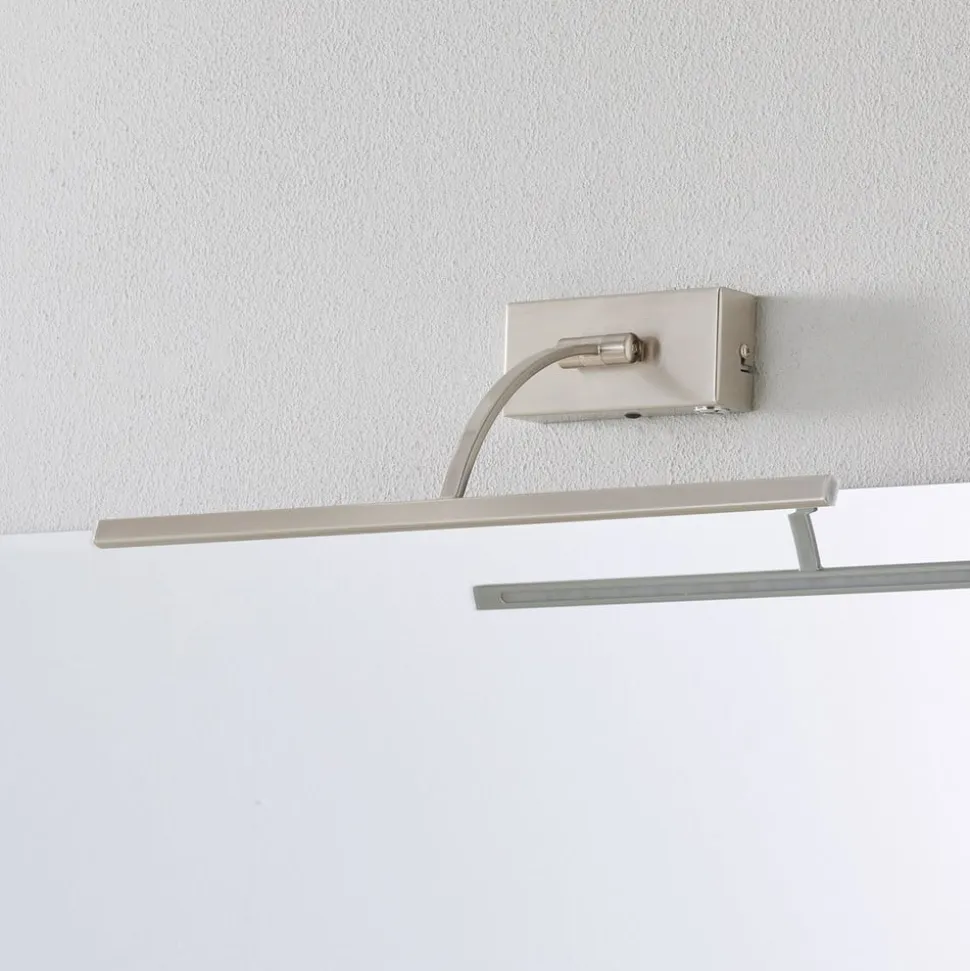 Matisse LED-væglampe, bredde 45 cm, sølv
