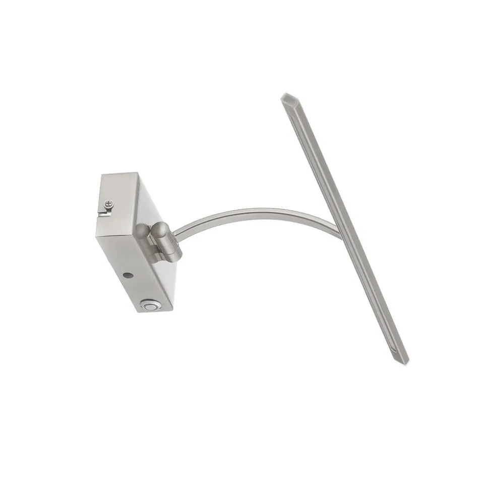 Matisse LED-væglampe, bredde 45 cm, sølv