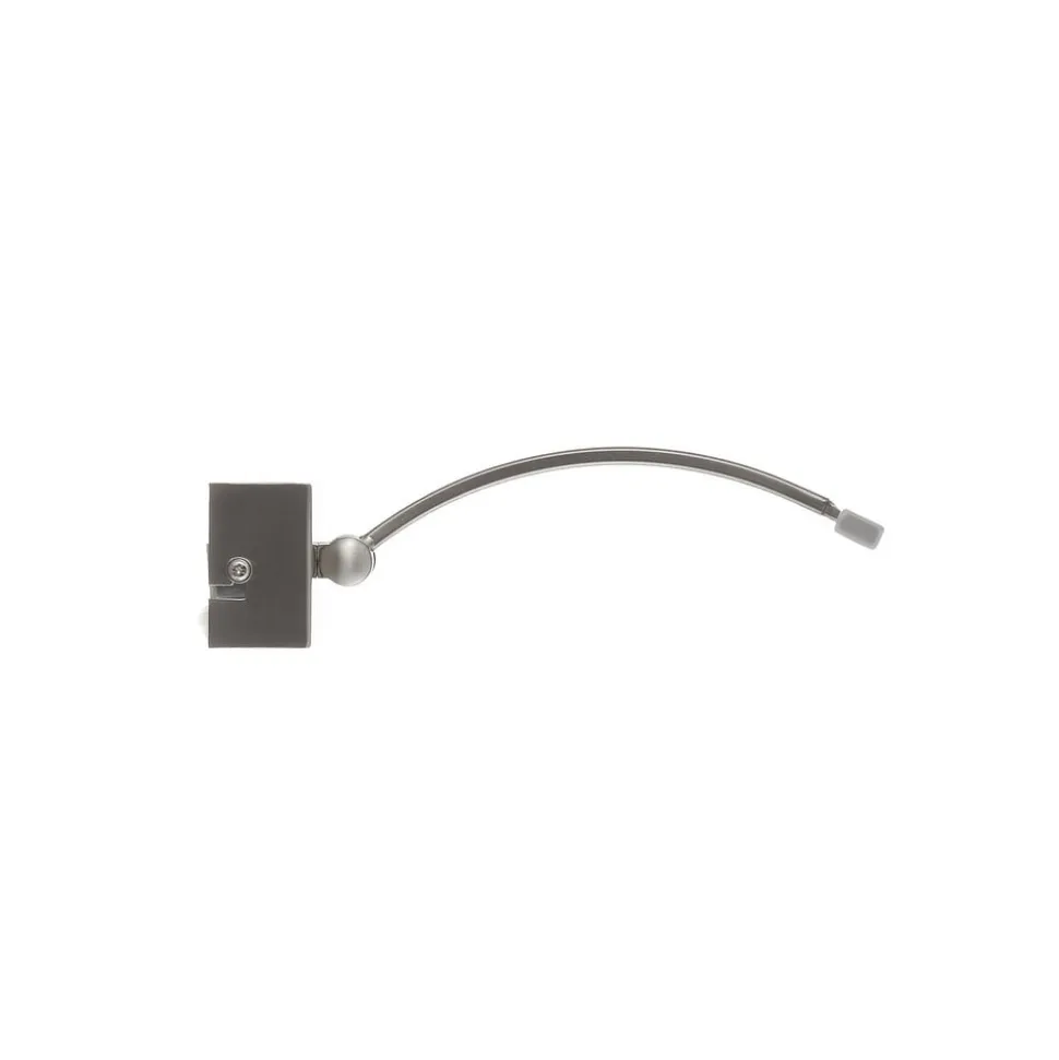 Matisse LED-væglampe, bredde 45 cm, sølv