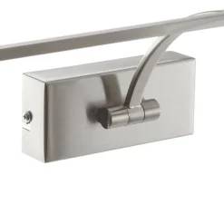 Matisse LED-væglampe, bredde 45 cm, sølv