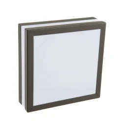Matteo udendørs loftlampe, 2 x E27, IP44, antracit