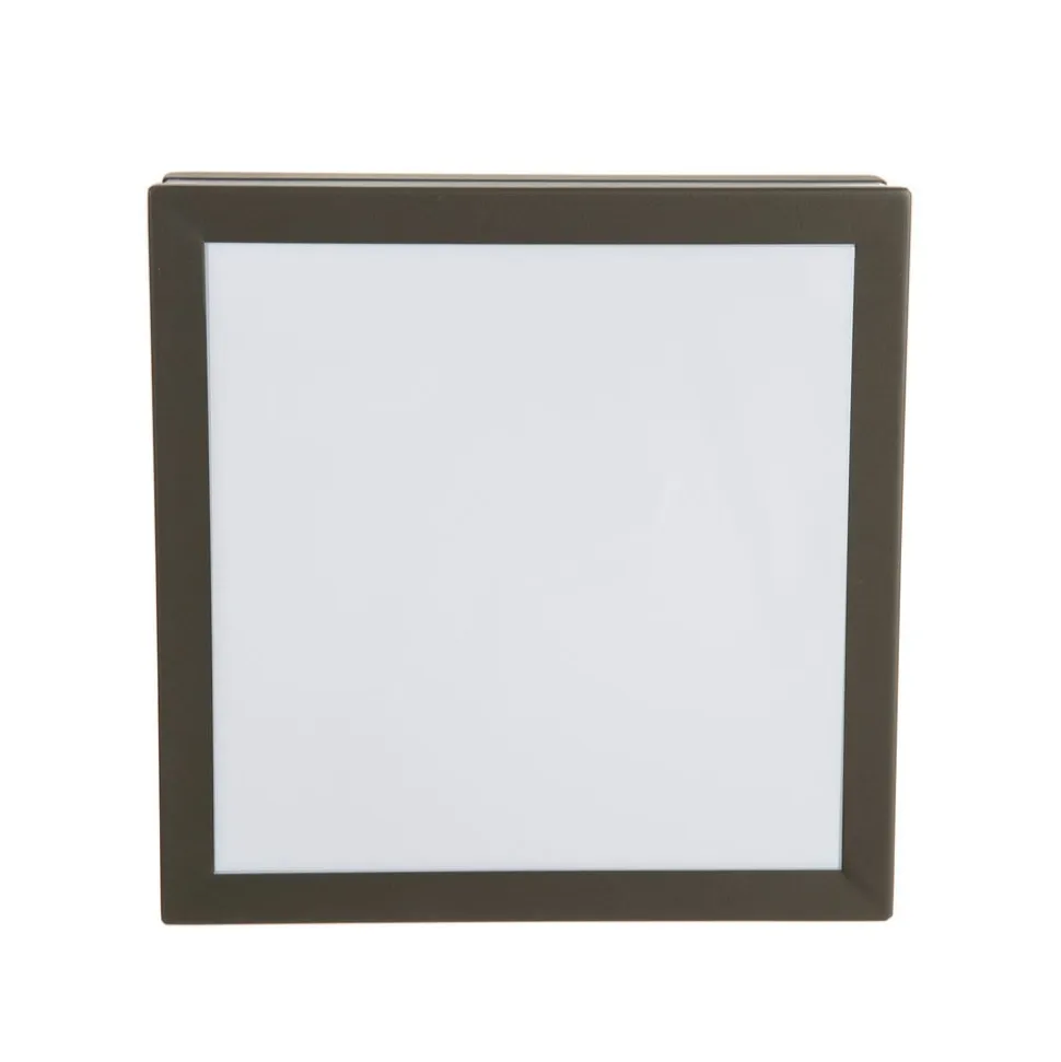 Matteo udendørs loftlampe, 2 x E27, IP44, antracit