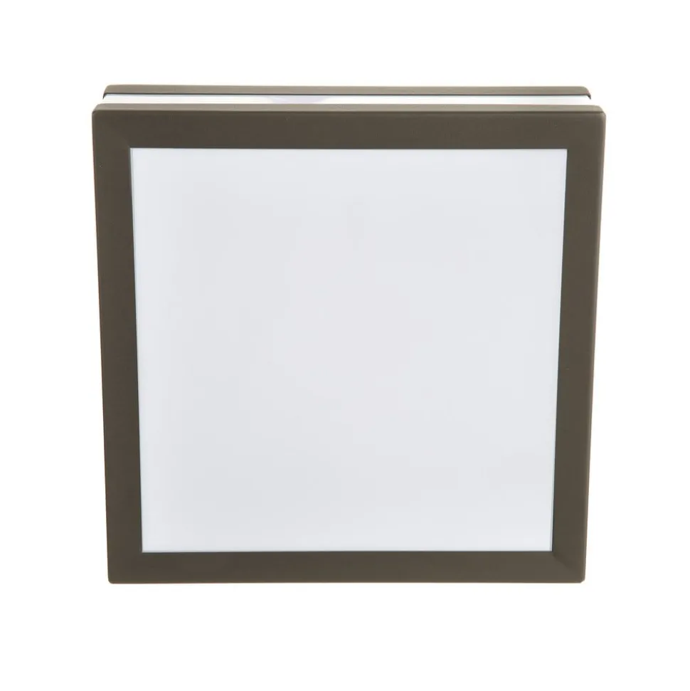 Matteo udendørs loftlampe, 2 x E27, IP44, antracit