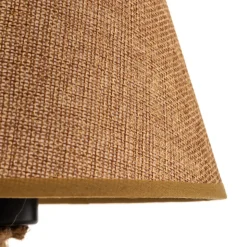 Mauli bordlampe lavet af reb og stof