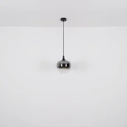 Maxy hængelampe, Ø 29 cm, røgfarvet grå, glas