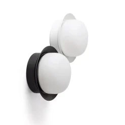 May LED-væglampe, IP44, sort