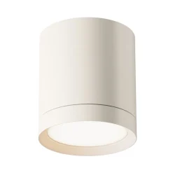 Maytoni downlight Hoop, hvid, højde 10 cm, Ø 8,5 cm, aluminium GX53