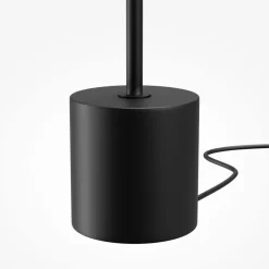 Maytoni Evolution LED-gulvlampe, sort/hvid, højde 158 cm