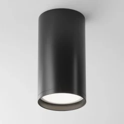 Maytoni Focus downlight, sort, Ø 5,2 cm, aluminium, GU10