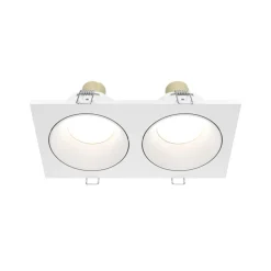 Maytoni forsænket loftlampe Zoom hvid 17 x 9 cm 2 lyskilder IP65