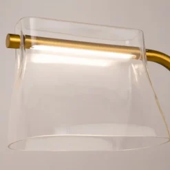Maytoni gulvlampe Cabaret, messing, højde 126,5 cm