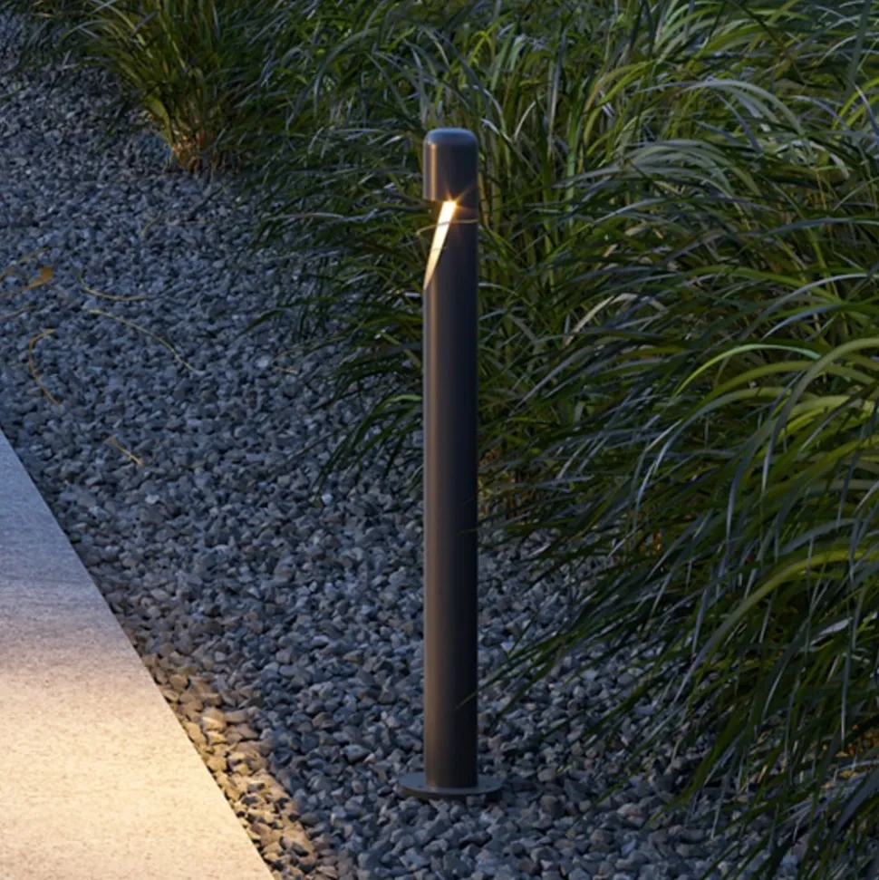 Maytoni Hagen LED-gadelampe, 3000K, grafit