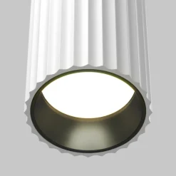 Maytoni hængelampe Calipso, hvid, Ø 5,6 cm, aluminium, GU10