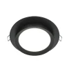 Maytoni Hoop indbygningslampe, rund, sort