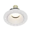 Maytoni indbygningslampe Share, hvid/hvid, Ø 10,2 cm, aluminium, GU10