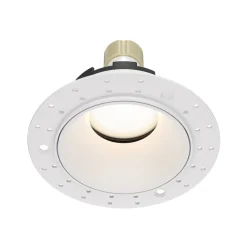 Maytoni indbygningslampe Share, hvid/hvid, Ø 10,2 cm, aluminium, GU10