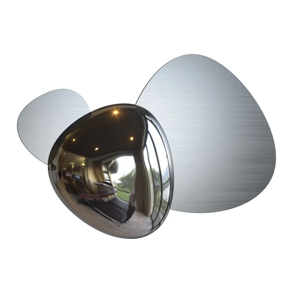 Maytoni Jack-stone LED-væglampe, 36,6 cm, nikkel