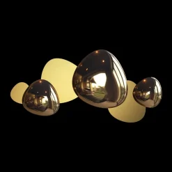 Maytoni Jack-stone LED-væglampe, 79 cm, guld