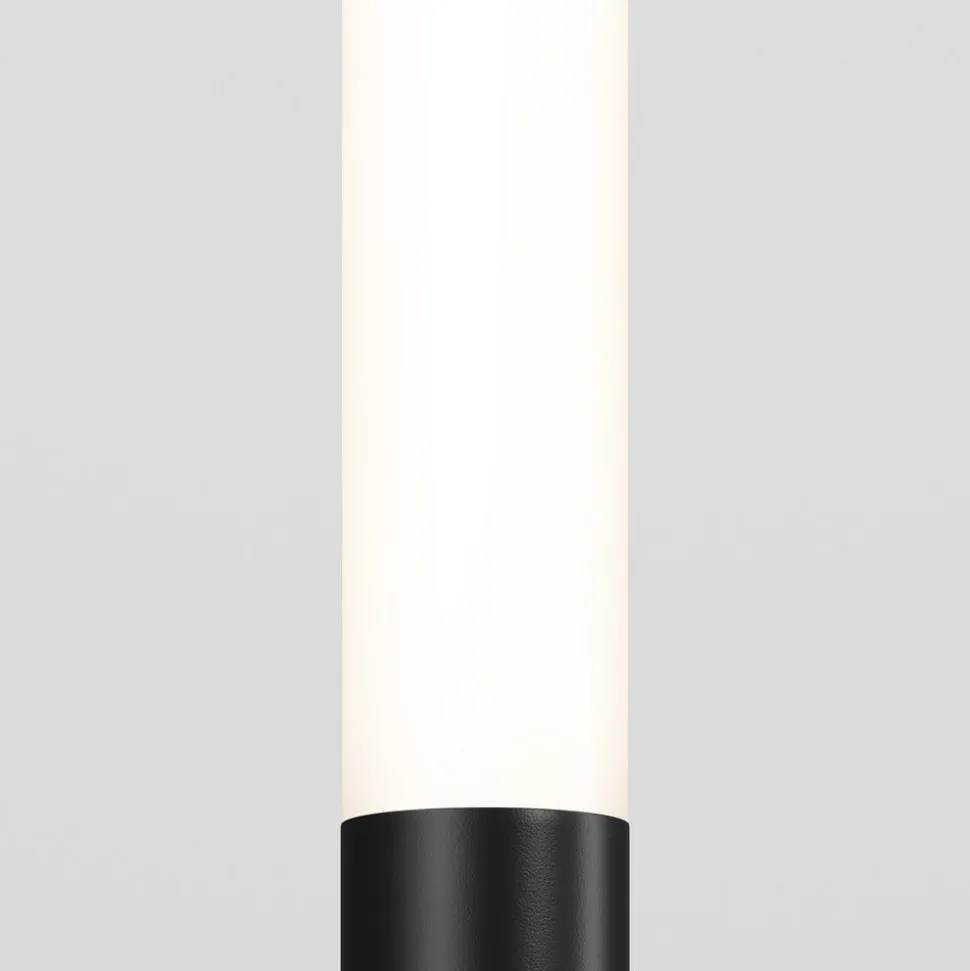 Maytoni LED-gadelampe Flare, 59 cm, jordspyd, grafit, IP65