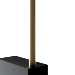 Maytoni LED-væglampe Pars, 62,3 cm, sort/guld, aluminium