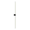 Maytoni LED-væglampe Pars, 105 cm, sort/guld, aluminium