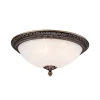Maytoni loftlampe Pascal, bronze antik Ø 37 cm glas/metal