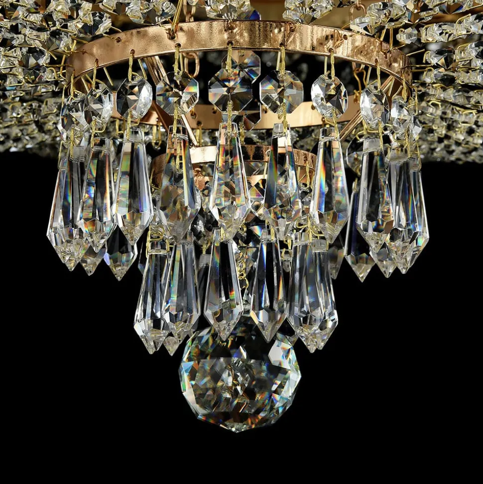 Maytoni Palace lysekrone med krystalskærm