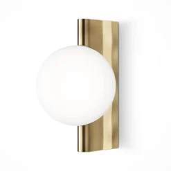 Maytoni væglampe Avantgarde messing glas/metal højde 30 cm