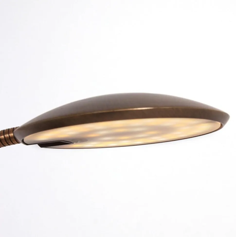 Med lysdæmper – LED-bordlampe Zenith bronze