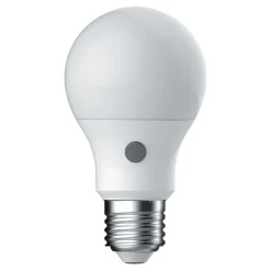 MEGAMAN E27 LED-pære, 7,3 W, 2700 K, sensor