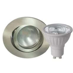 Megatron DecoclicSet indbygn.spot GU10 5,2 W jern