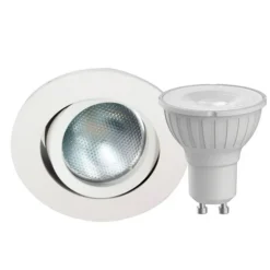 Megatron DecoclicSet LED-indb.ring GU10 4,2 W hvid