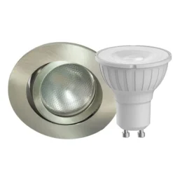 Megatron DecoclicSet LED-indb.spot GU10 5 W jern