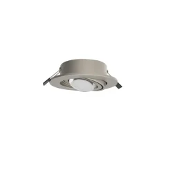 MEGATRON LED indbygningsspot Planex Powerlens, 4,8 W, nikkel