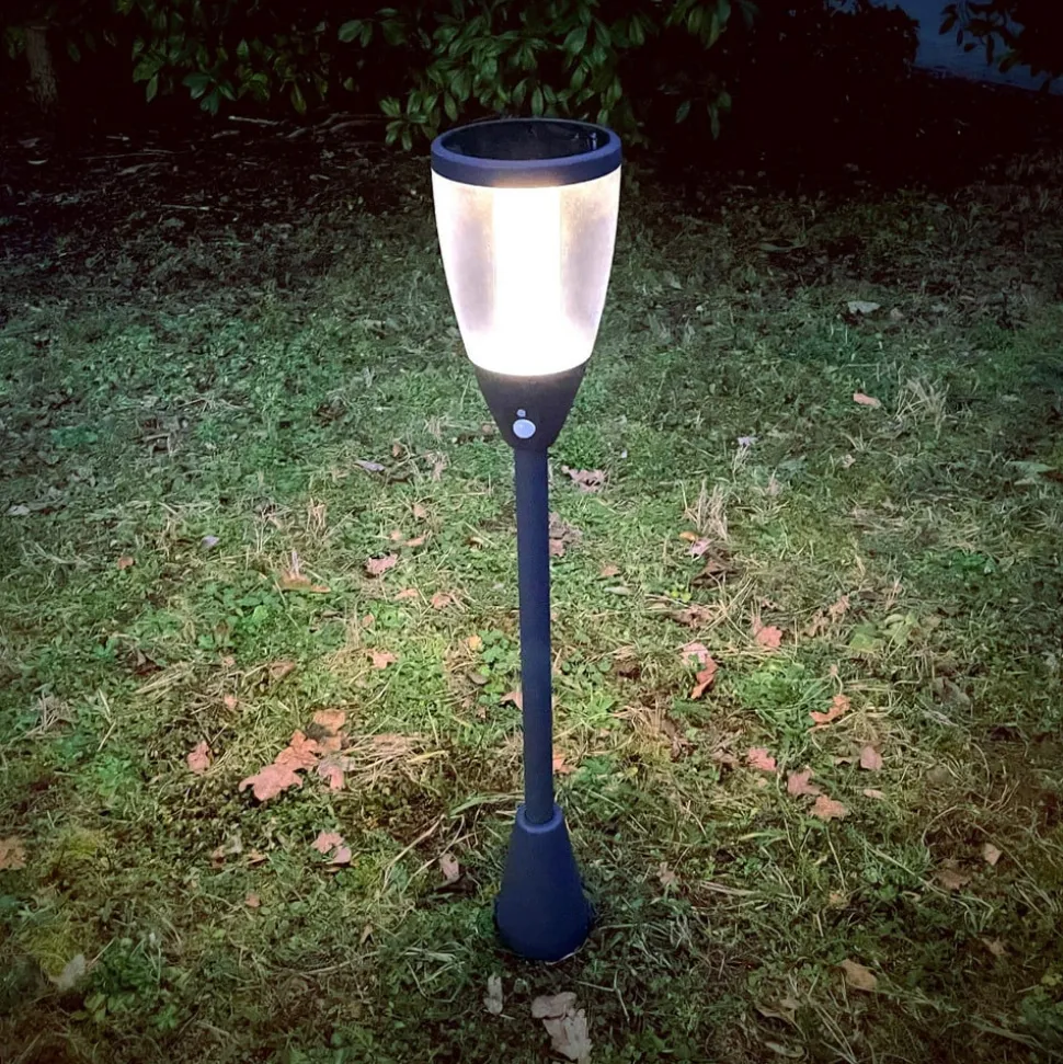 Megatron Ondin LED-solcellegadelampe med sensor