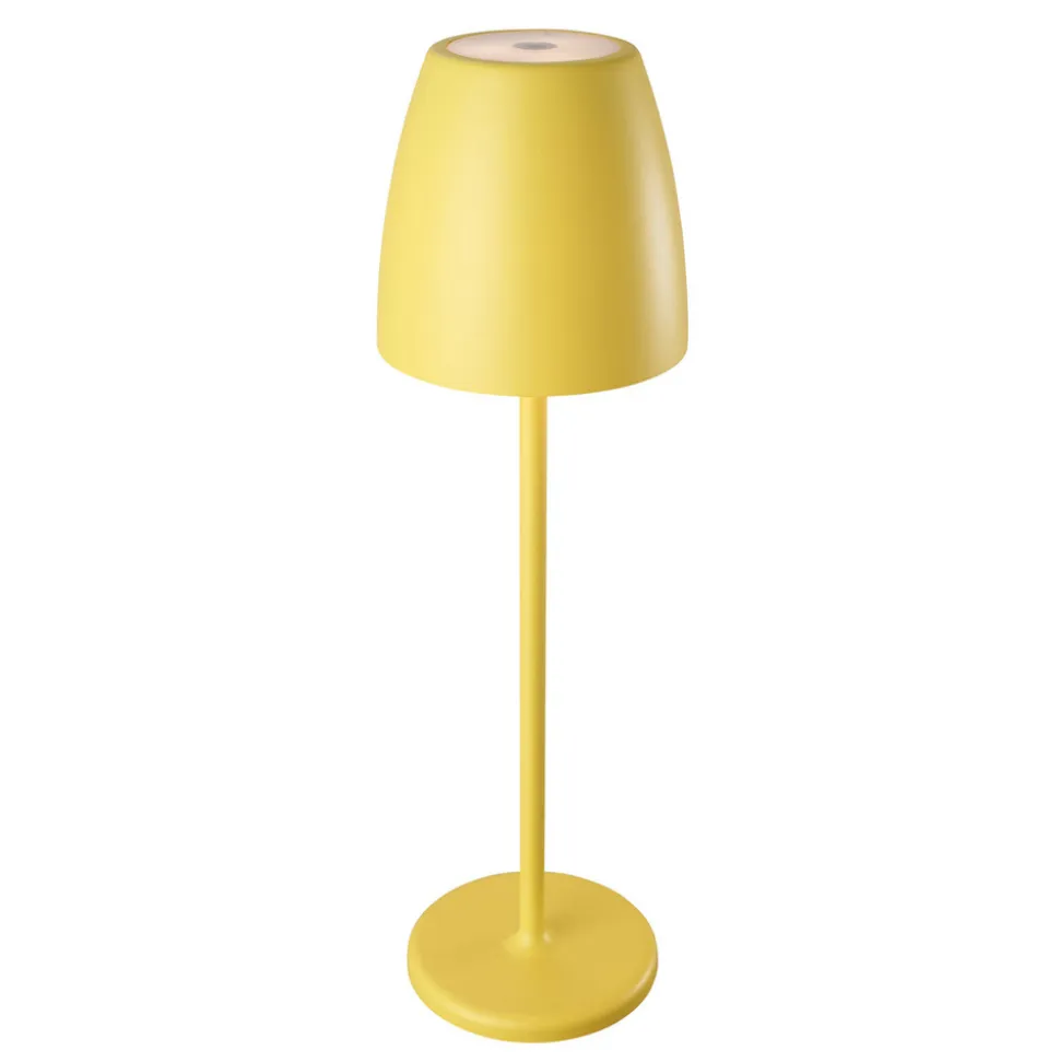 Megatron Tavola LED-batteribordlampe, gul