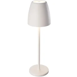 Megatron Tavola LED-batteribordlampe, hvid