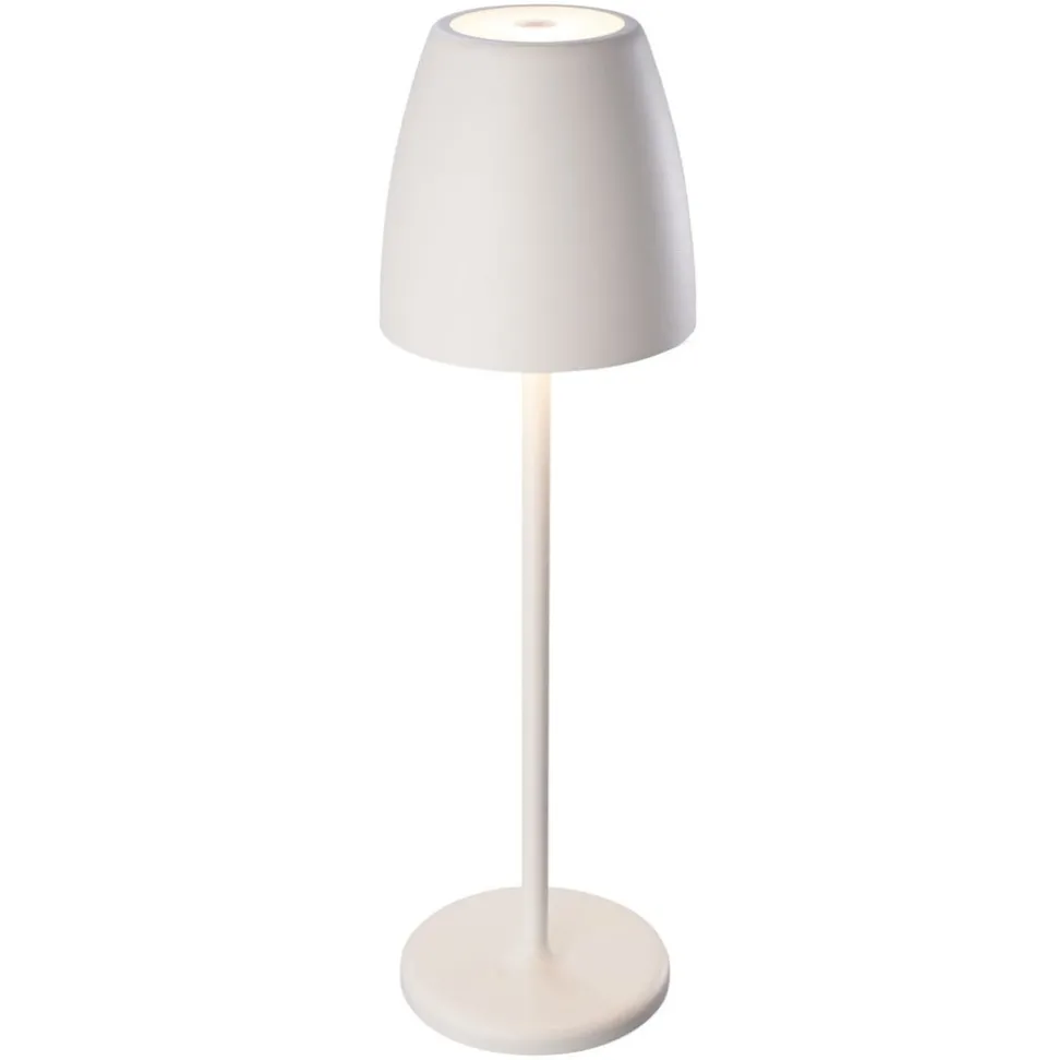 Megatron Tavola LED-batteribordlampe, hvid