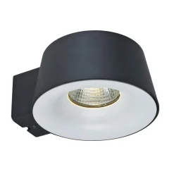 MEGATRON udendørs LED-væglampe Sibu, antracit, 3.000 K, IP54