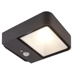 Megatron Wandia LED-solcellevæglampe, sensor